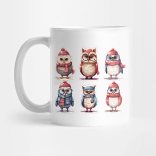 Christmas Owls Mug